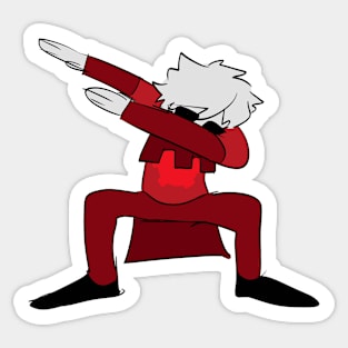 dave strider doing da epic dab Sticker